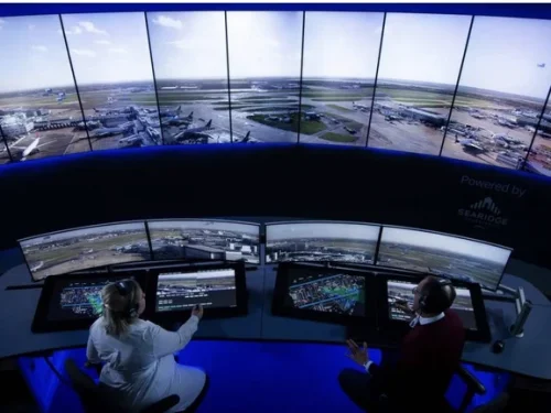 Doha Airport virtual towers